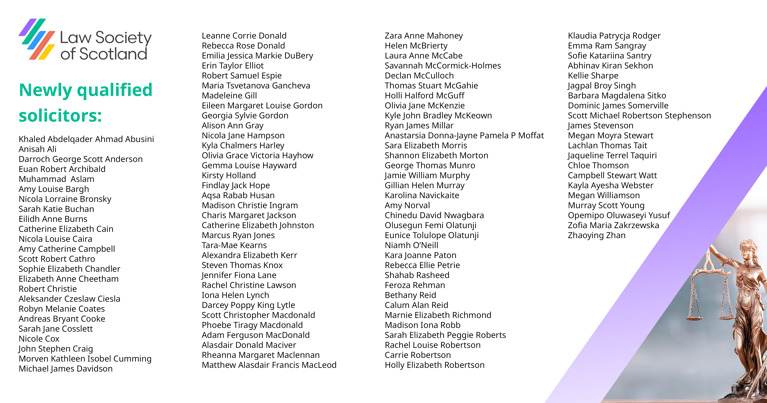 Admissions ceremony 24 February 2026